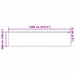 Perdele cu perdele Floral Alb 1200 x 260 cm Poliester - WALTI WALTI