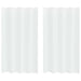 Perdele cu perdele 2 pcs Alb 140 x 175 cm Poliester - WALTI WALTI