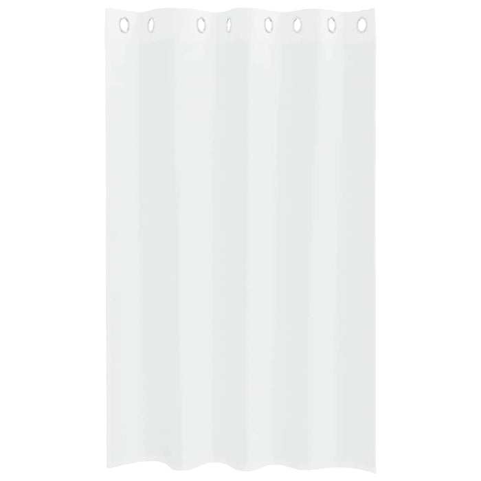 Perdele cu perdele 2 pcs Alb 140 x 175 cm Poliester - WALTI WALTI