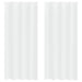 Perdele cu perdele 2 pcs Alb 140 x 245 cm Poliester - WALTI WALTI