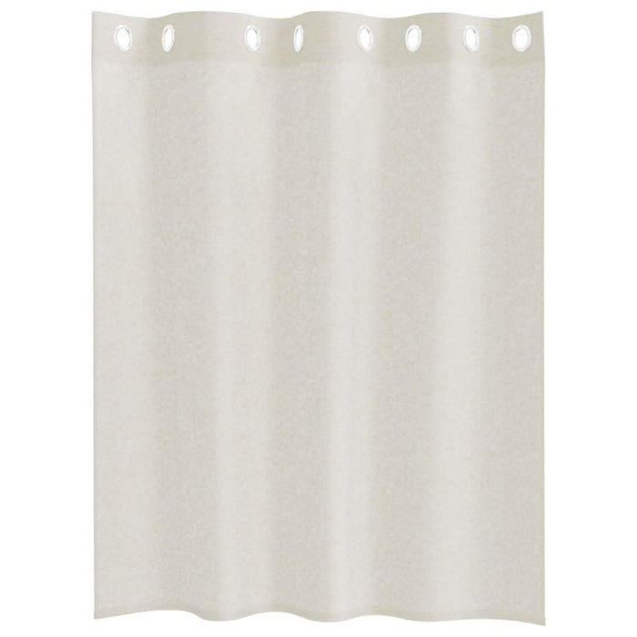 Perdele cu perdele 2 pcs Crem 140 x 140 cm Poliester - WALTI WALTI