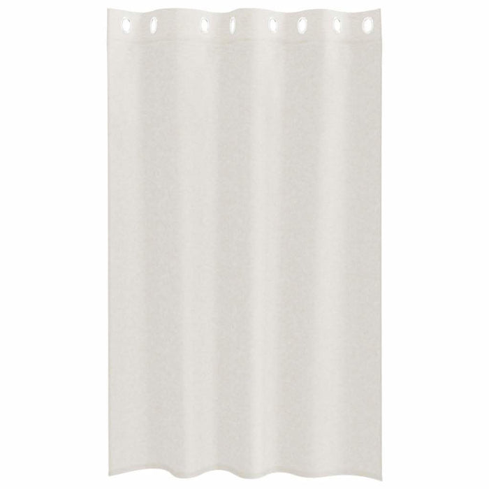 Perdele cu perdele 2 pcs Crem 140 x 175 cm Poliester - WALTI WALTI