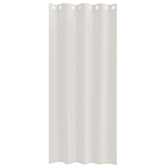 Perdele cu perdele 2 pcs Crem 140 x 260 cm Poliester - WALTI WALTI
