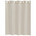 Perdele cu perdele 2 pcs Nisip 140 x 140 cm Poliester - WALTI WALTI