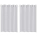Perdele cu perdele 2 pcs Gri deschis 140 x 140 cm Poliester - WALTI WALTI