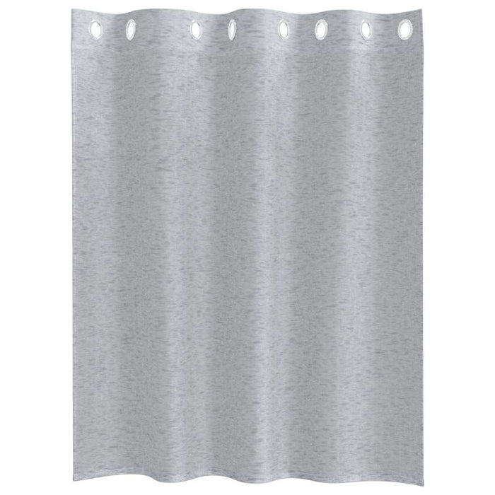 Perdele cu perdele 2 pcs Gri închis 140 x 140 cm Poliester - WALTI WALTI