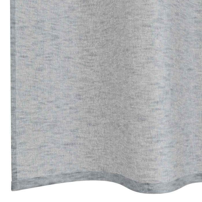 Perdele cu perdele 2 pcs Gri închis 140 x 225 cm Poliester - WALTI WALTI