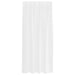 Perdele cu perdele 2 pcs Alb 140 x 175 cm Poliester - WALTI WALTI