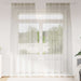 Perdele cu perdele 2 pcs Crem 140 x 260 cm Poliester - WALTI WALTI