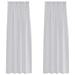 Perdele cu perdele 2 pcs Gri deschis 140 x 225 cm Poliester - WALTI WALTI