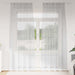 Perdele cu perdele 2 pcs Gri deschis 140 x 260 cm Poliester - WALTI WALTI