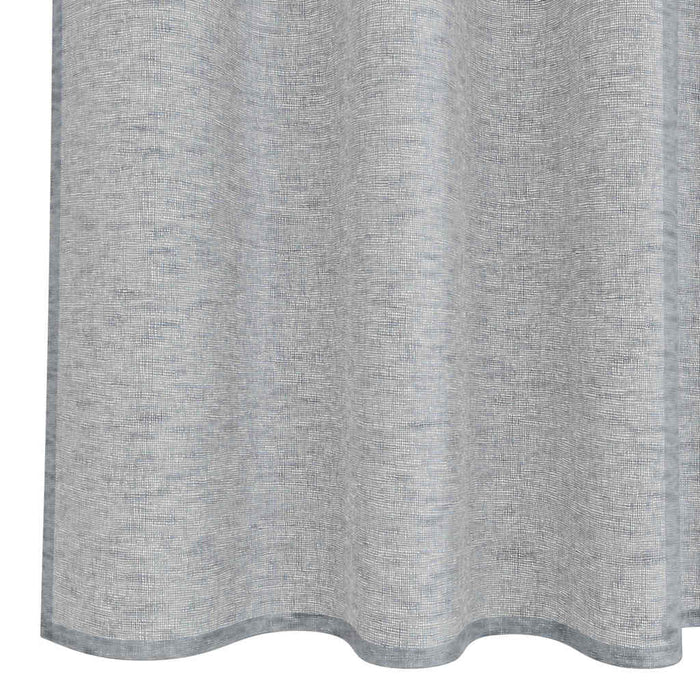 Perdele cu perdele 2 pcs Gri închis 140 x 140 cm Poliester - WALTI WALTI