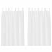 Perdele cu perdele 2 pcs Alb 140 x 175 cm Poliester - WALTI WALTI