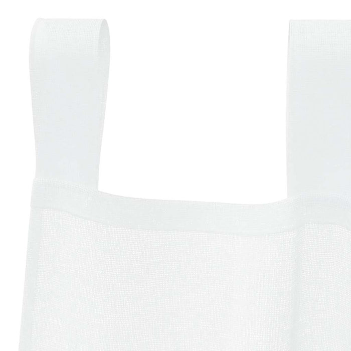 Perdele cu perdele 2 pcs Alb 140 x 225 cm Poliester - WALTI WALTI
