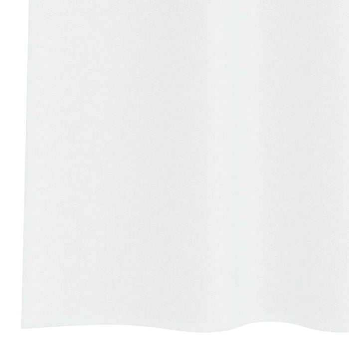 Perdele cu perdele 2 pcs Alb 140 x 245 cm Poliester - WALTI WALTI