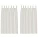 Perdele cu perdele 2 pcs Crem 140 x 175 cm Poliester - WALTI WALTI