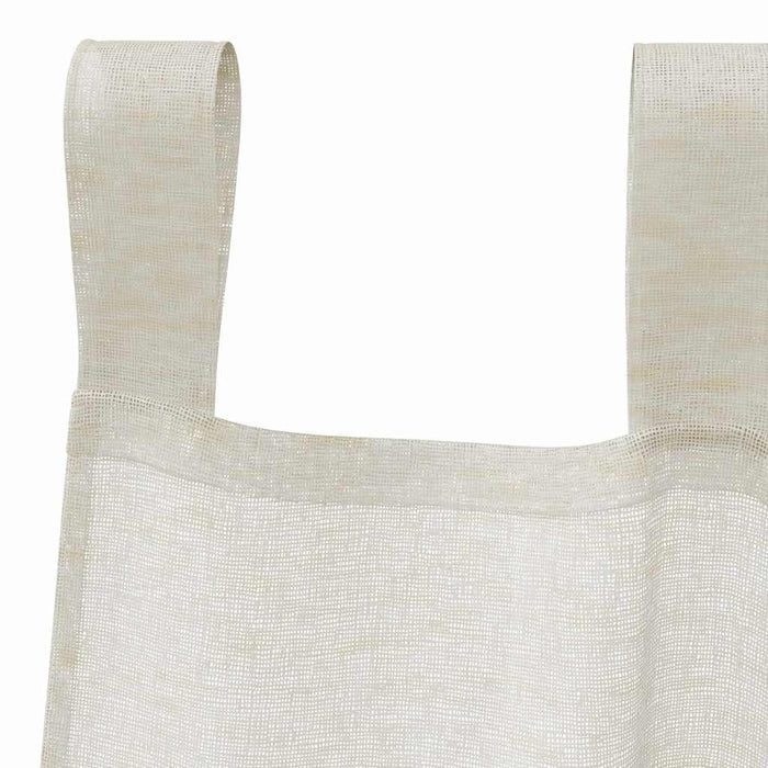 Perdele cu perdele 2 pcs Crem 140 x 245 cm Poliester - WALTI WALTI