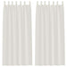 Perdele cu perdele 2 pcs Crem 140 x 245 cm Poliester - WALTI WALTI