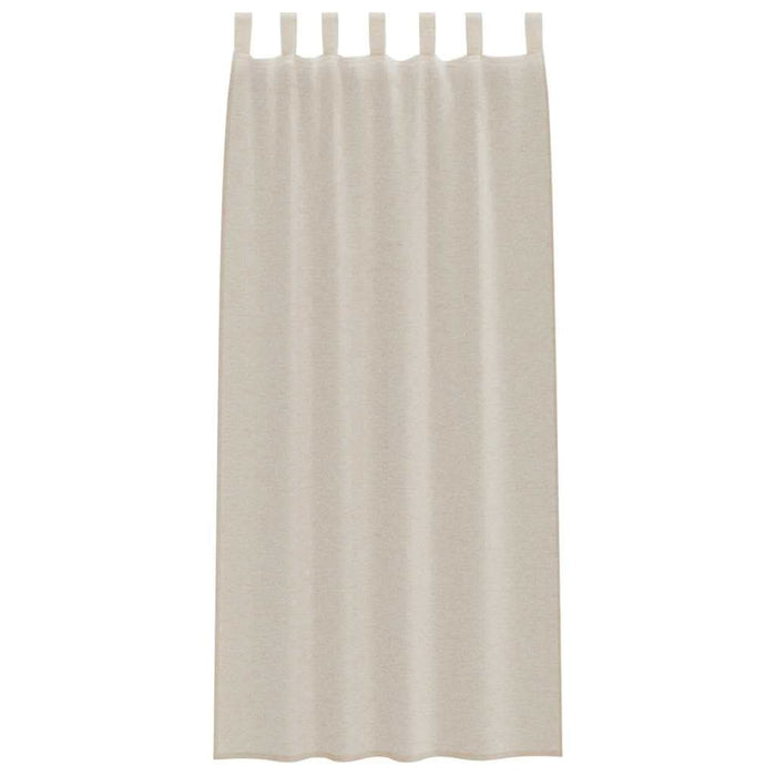 Perdele cu perdele 2 pcs Nisip 140 x 225 cm Poliester - WALTI WALTI