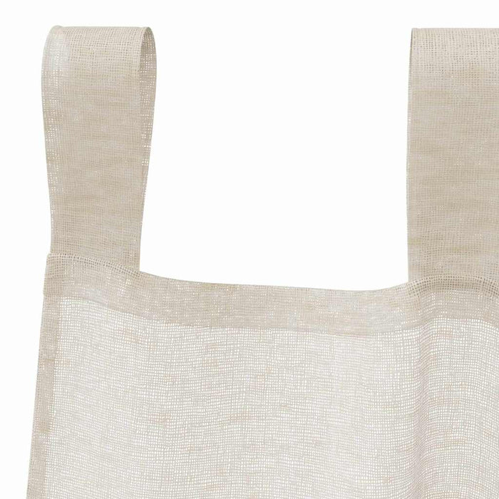 Perdele cu perdele 2 pcs Nisip 140 x 260 cm Poliester - WALTI WALTI