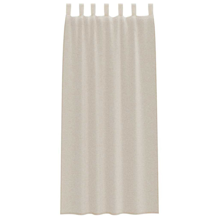 Perdele cu perdele 2 pcs Nisip 140 x 260 cm Poliester - WALTI WALTI