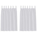 Perdele cu perdele 2 pcs Gri deschis 140 x 140 cm Poliester - WALTI WALTI
