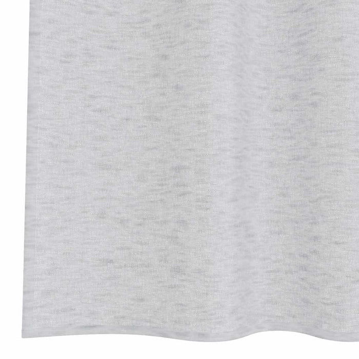 Perdele cu perdele 2 pcs Gri deschis 140 x 245 cm Poliester - WALTI WALTI