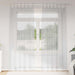 Perdele cu perdele 2 pcs Gri deschis 140 x 245 cm Poliester - WALTI WALTI