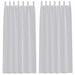 Perdele cu perdele 2 pcs Gri deschis 140 x 260 cm Poliester - WALTI WALTI