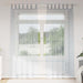 Perdele cu perdele 2 pcs Gri închis 140 x 225 cm Poliester - WALTI WALTI