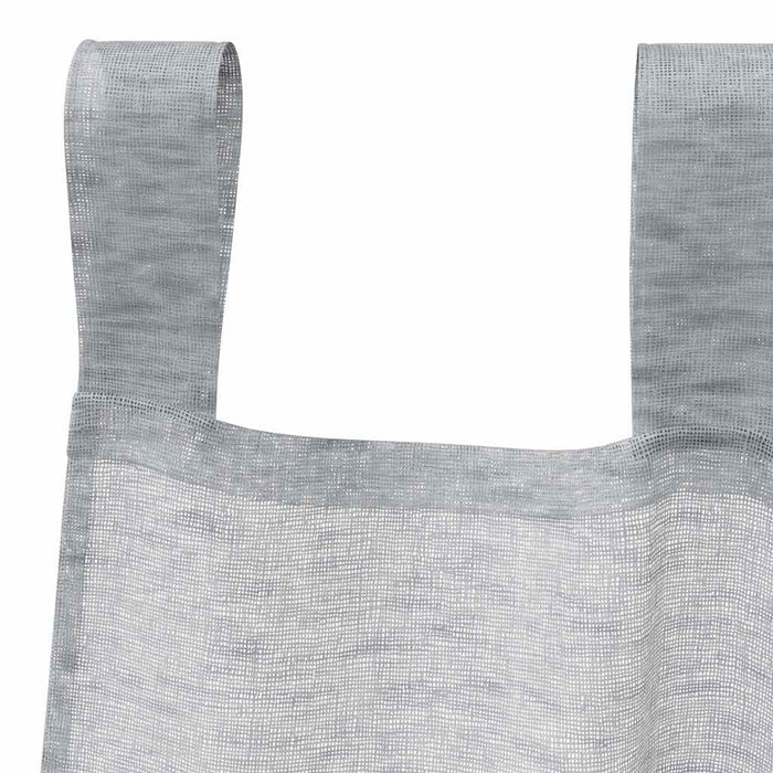 Perdele cu perdele 2 pcs Gri închis 140 x 245 cm Poliester - WALTI WALTI