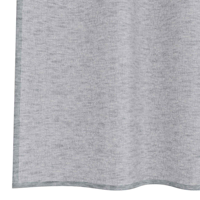 Perdele cu perdele 2 pcs Gri închis 140 x 245 cm Poliester - WALTI WALTI