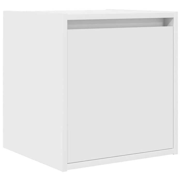 Noptiere montate pe perete 2 buc Alb 38x34x40 cm - WALTI WALTI