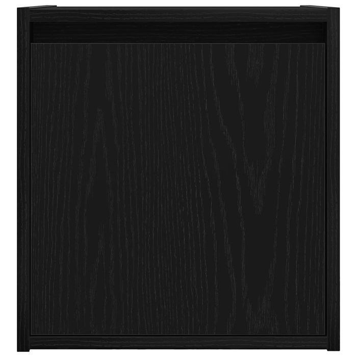 Noptiera montata pe perete Negru 38x34x40 cm - WALTI WALTI