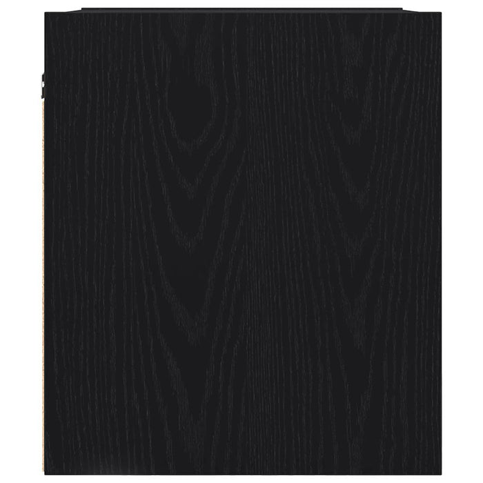 Noptiera montata pe perete Negru 38x34x40 cm - WALTI WALTI