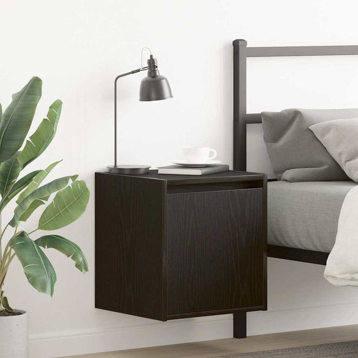 Noptiera montata pe perete Negru 38x34x40 cm - WALTI WALTI