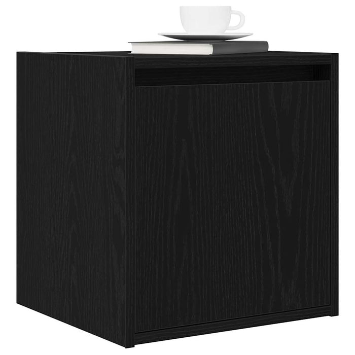Noptiere montate pe perete 2 buc Negru 38x34x40 cm - WALTI WALTI
