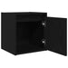 Noptiere montate pe perete 2 buc Negru 38x34x40 cm - WALTI WALTI