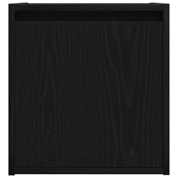 Noptiere montate pe perete 2 buc Negru 38x34x40 cm - WALTI WALTI