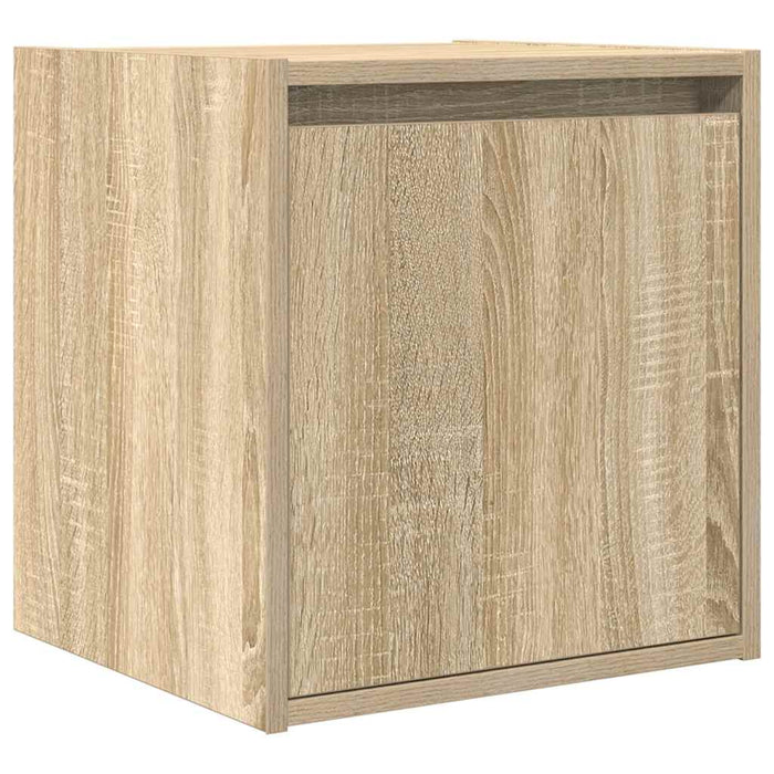 Noptiera montata pe perete Stejar Sonoma 38x34x40 cm - WALTI WALTI