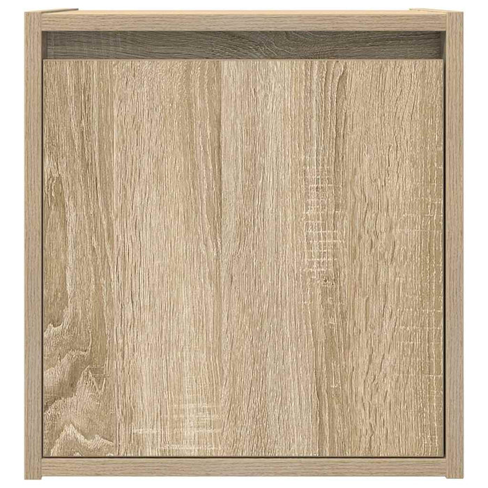 Noptiere montate pe perete 2 buc Stejar Sonoma 38x34x40 cm WALTI
