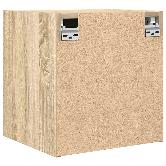 Noptiere montate pe perete 2 buc Stejar Sonoma 38x34x40 cm WALTI