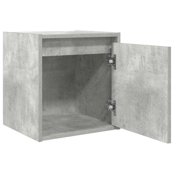 Noptiera de perete gri beton 38x34x40 cm - WALTI WALTI