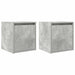Noptiere montate pe perete 2 buc Beton Gri 38x34x40 cm - WALTI WALTI