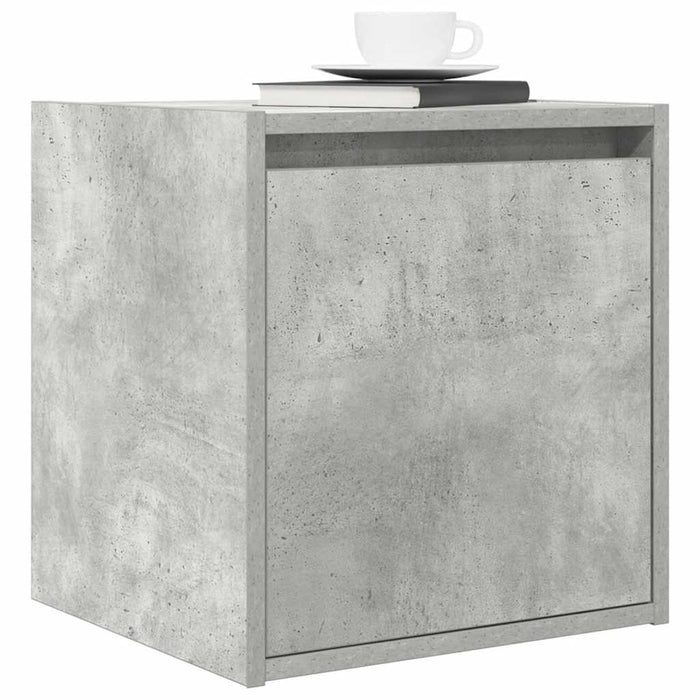 Noptiere montate pe perete 2 buc Beton Gri 38x34x40 cm - WALTI WALTI