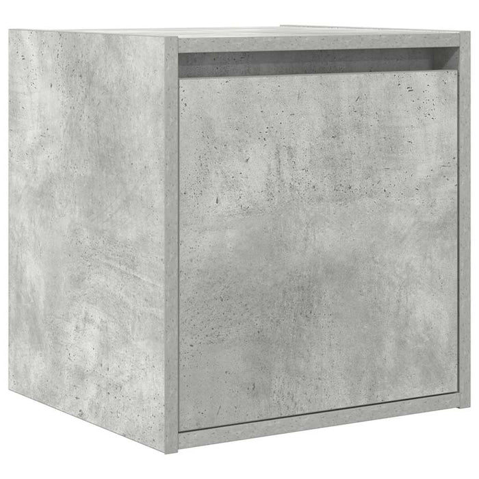 Noptiere montate pe perete 2 buc Beton Gri 38x34x40 cm - WALTI WALTI