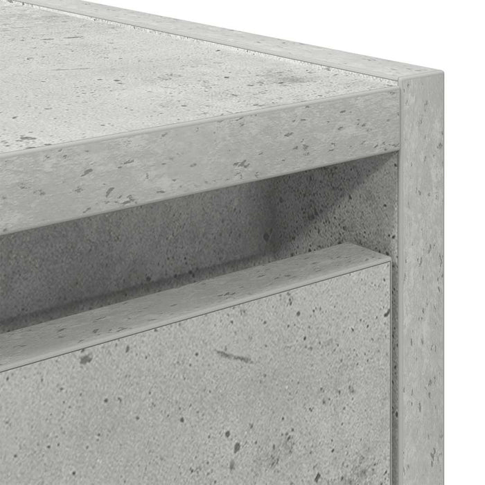 Noptiere montate pe perete 2 buc Beton Gri 38x34x40 cm - WALTI WALTI