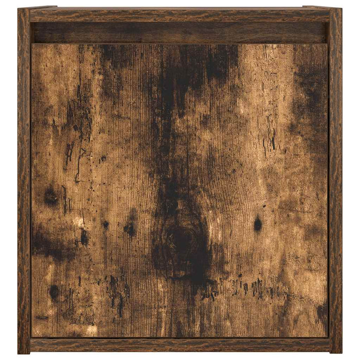 Noptiere montate pe perete 2 buc Stejar afumat 38x34x40 cm - WALTI WALTI