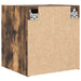 Noptiere montate pe perete 2 buc Stejar afumat 38x34x40 cm - WALTI WALTI