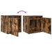 Noptiere montate pe perete 2 buc Stejar afumat 38x34x40 cm - WALTI WALTI